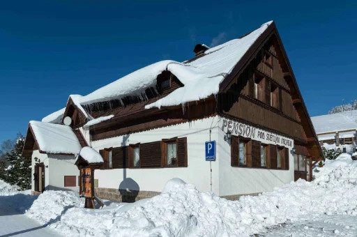 Penzion Pod Světlým vrchem v Albrechticích v Jizerských horách nabízí ubytování pro rodiny, páry i skupiny. Užijte si polohu u sjezdovky, bazén, saunu, dětské zázemí a krásnou přírodu Jizerských hor.