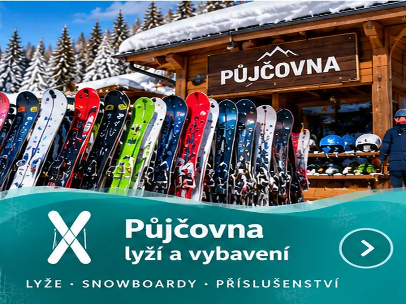 Nemáte vlastní vybavení? V okolí Albrechtic najdete možnosti zapůjčení lyží, snowboardů i dalšího zimního vybavení. Před návštěvou si ověřte dostupnost a otevírací dobu.